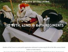 Tablet Screenshot of muskets-of-the-crown.org